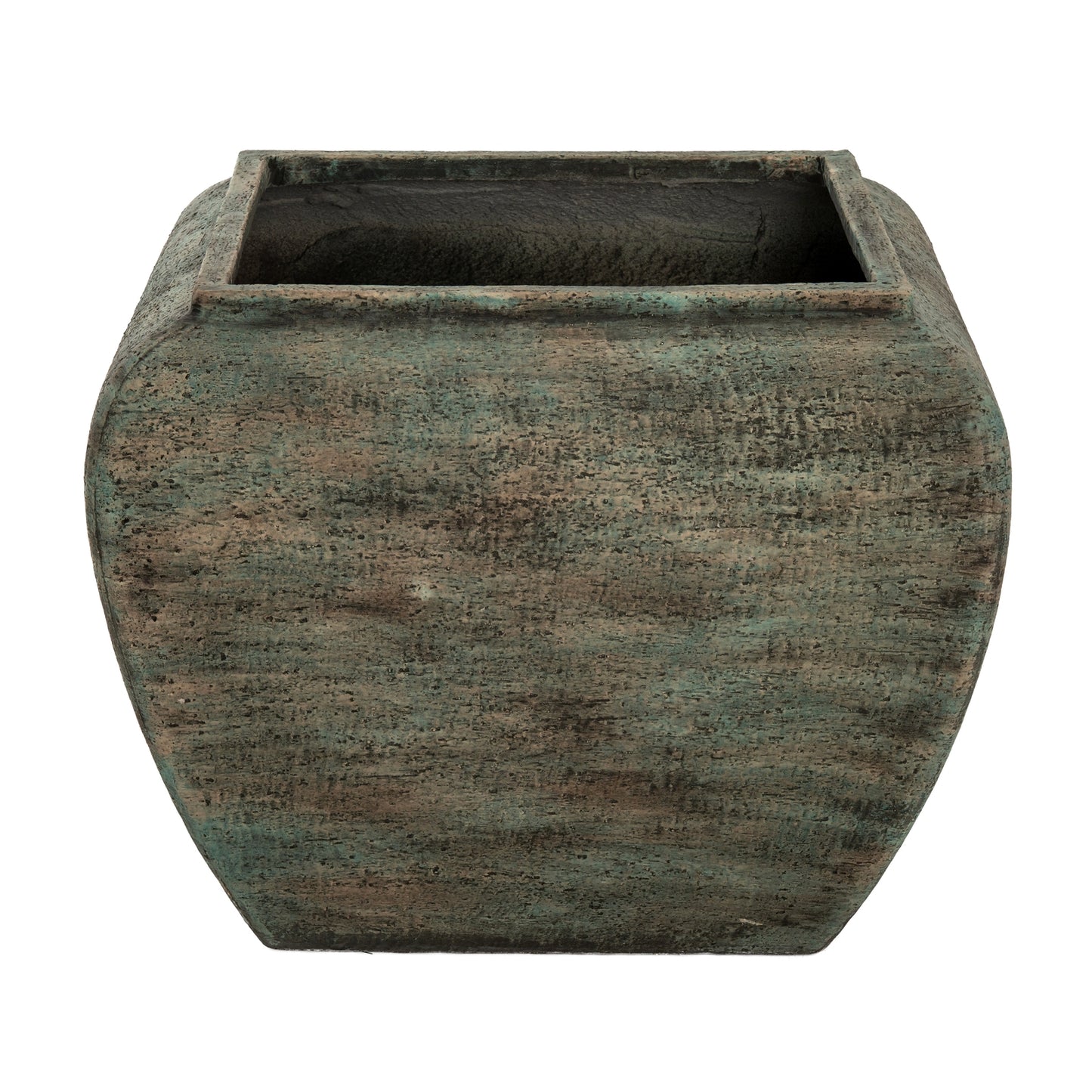 Outdoor Verdan Square Drum Set Of 2 Planters - image 5