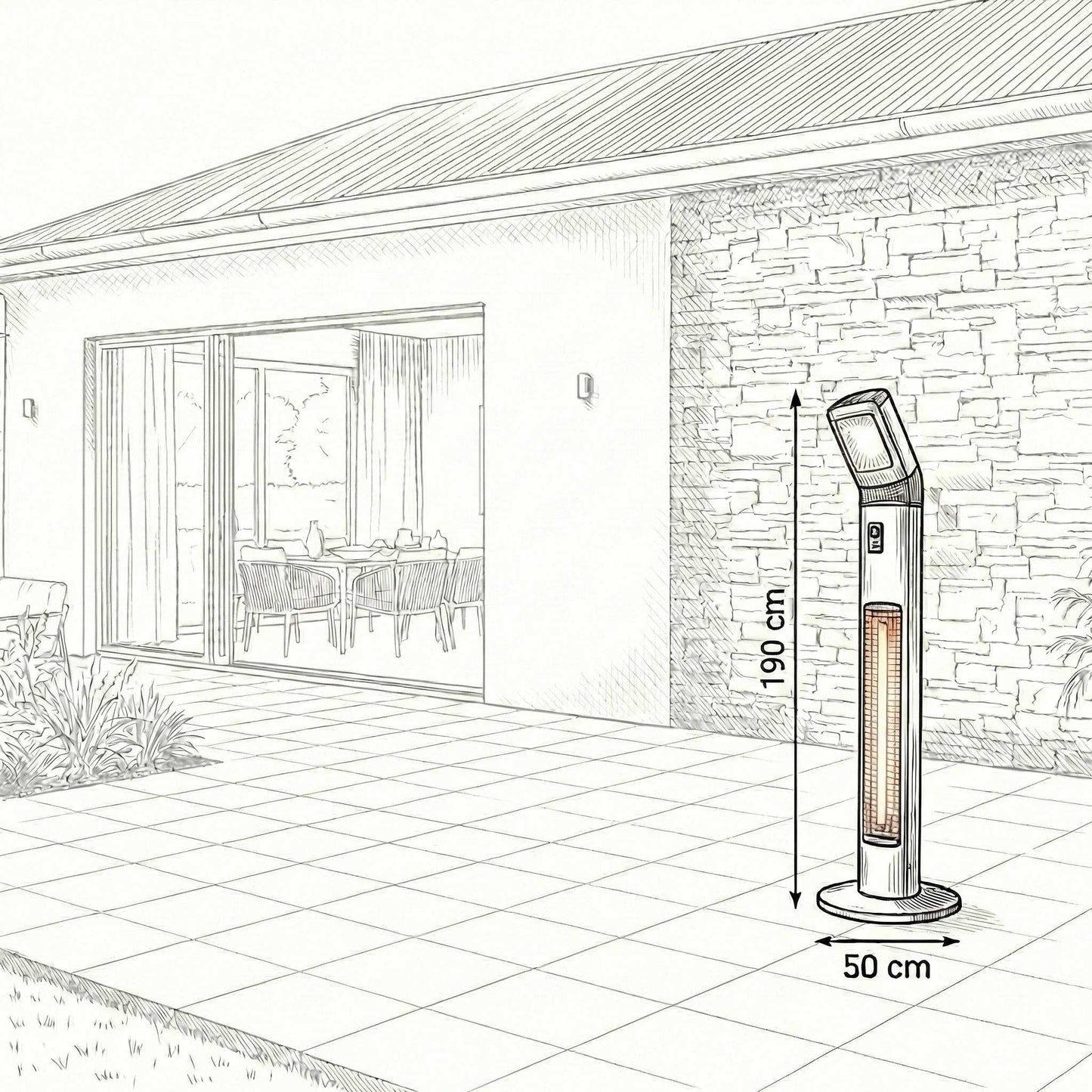 NOVA Apollo Electric Freestanding Heater 1