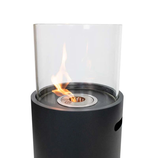 Outdoor Black Freestanding Bioethanol Fireplace - image 2