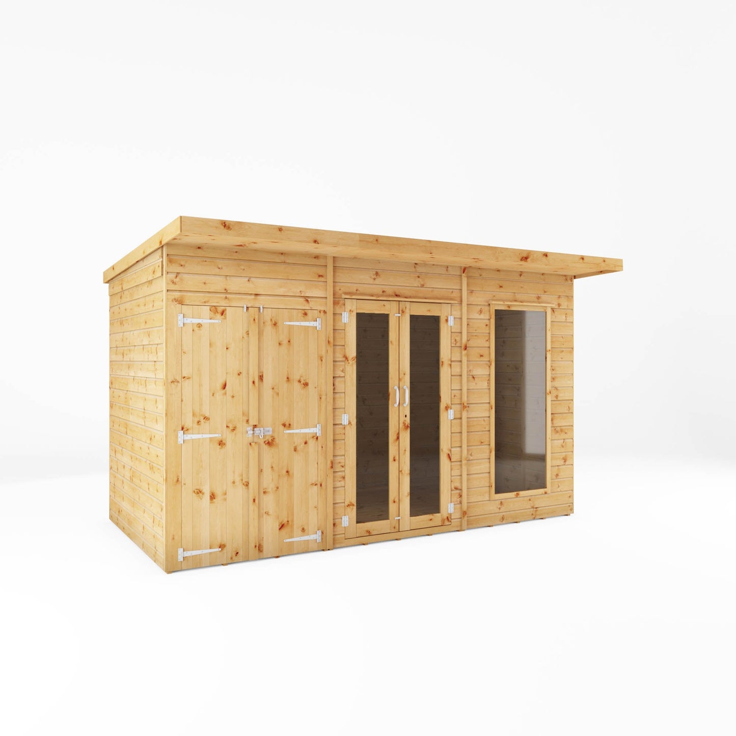 Mercia Maine Summerhouse with Side Shed - image 2