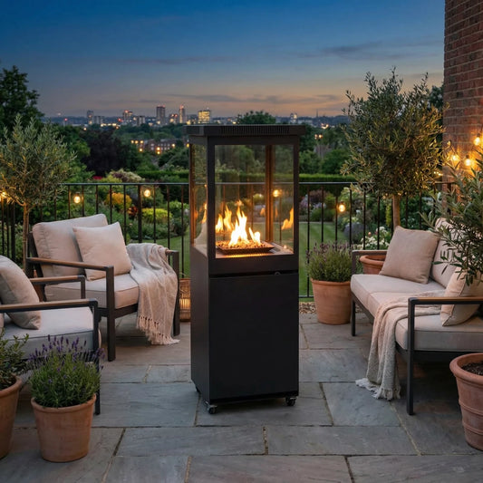 Marino Original - Matte Grey Patio Fire - Outdoor Gas Patio Heater - image 2