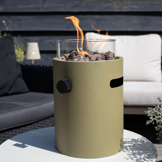 Lumi Olive Green – Tabletop Gas Fireplace - image 2