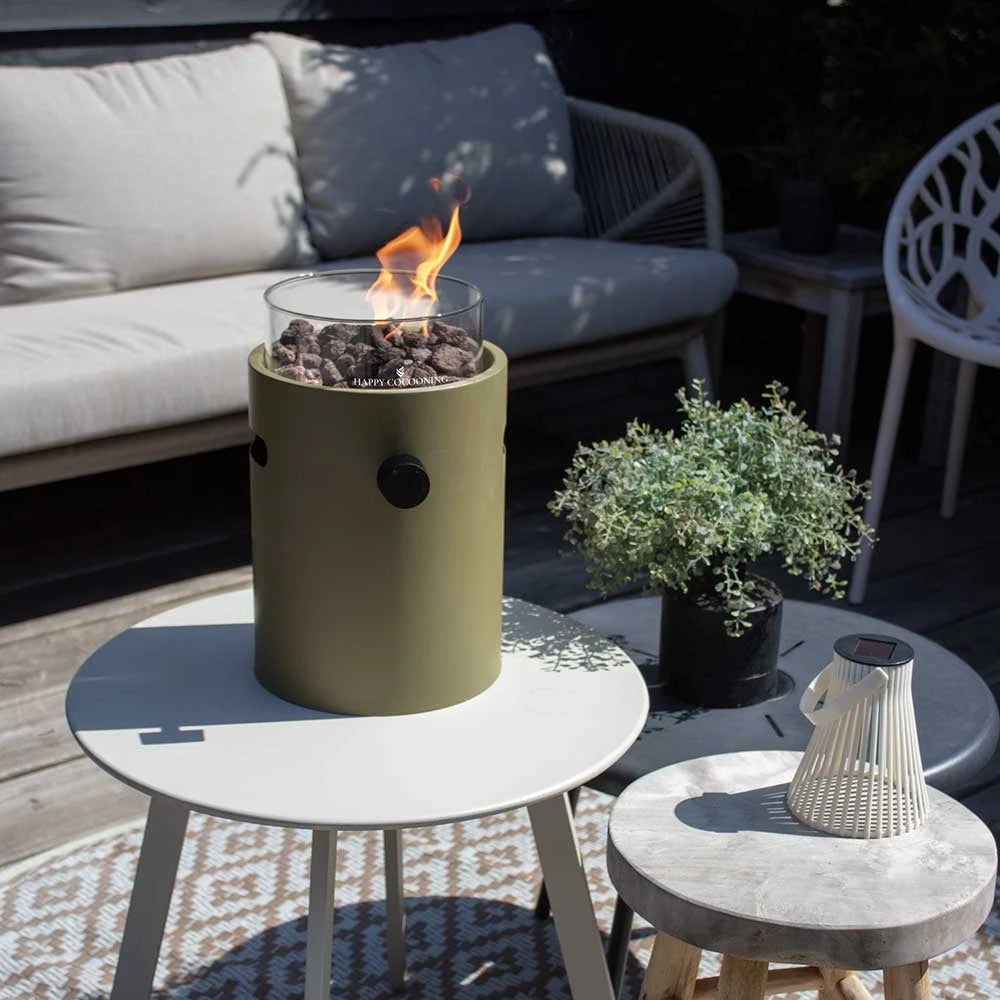 Lumi Olive Green – Tabletop Gas Fireplace - image 3