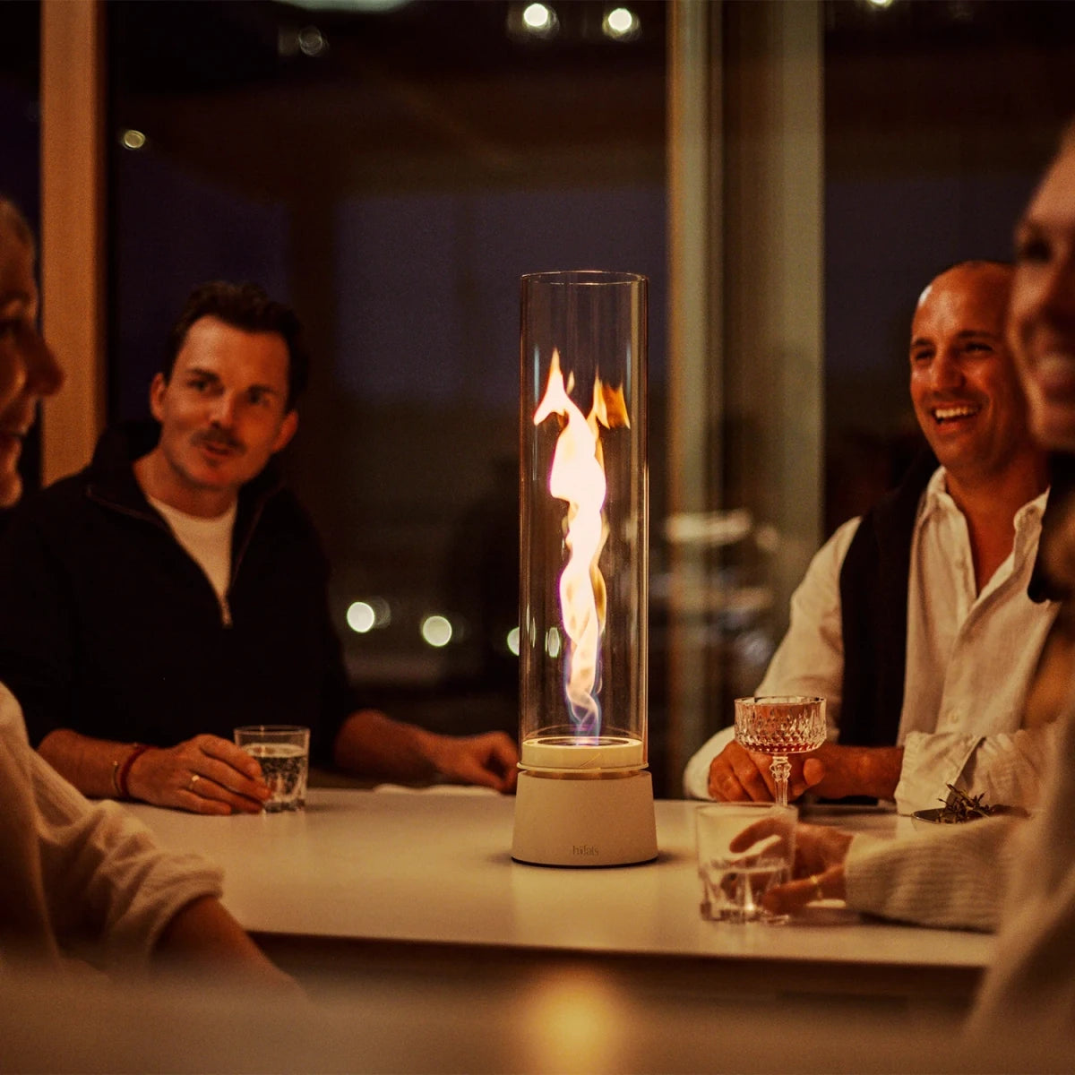 SPIN air 1200 Tabletop Fireplace cream - Tabletop Bioethanol Fire - image 8