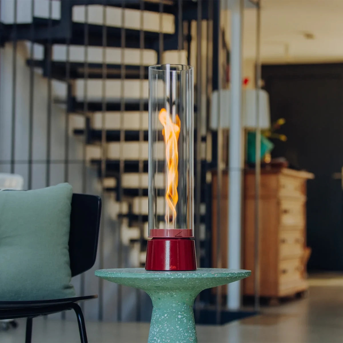 SPIN Air 1200 - Red Tabletop Bioethanol Fireplace - Tabletop Bioethanol Fire - image 8
