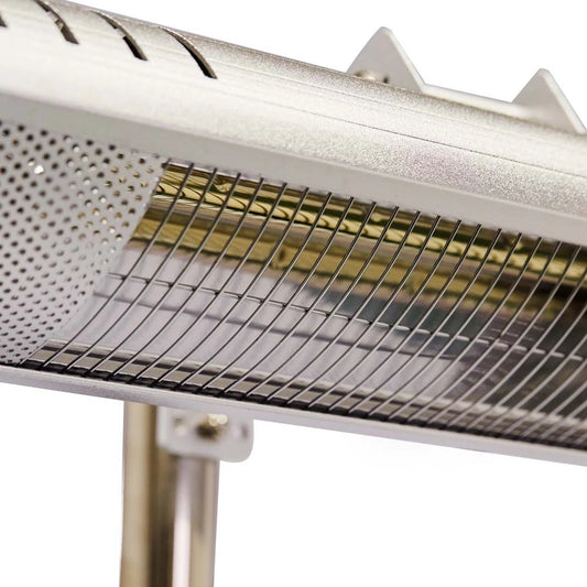 Patio Heater Freestanding 1500 W, GT, Silver - image 2