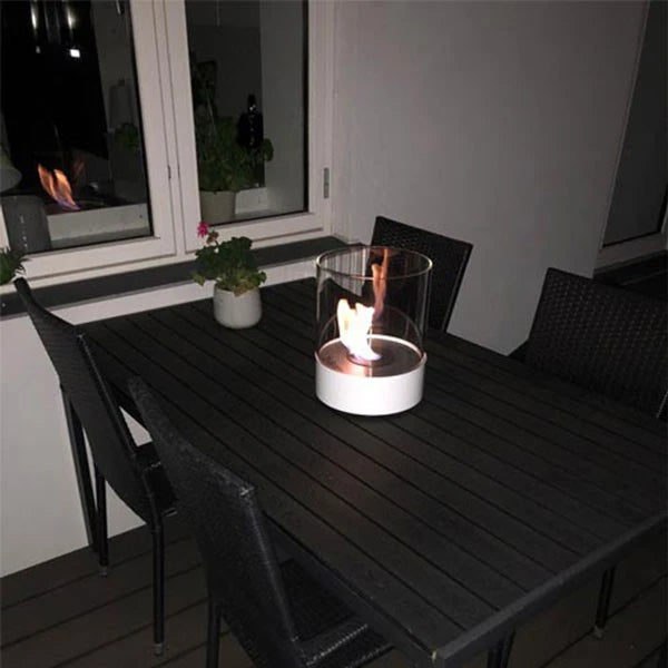 Southwark White - Round Tabletop Bioethanol Fireplace - image 5