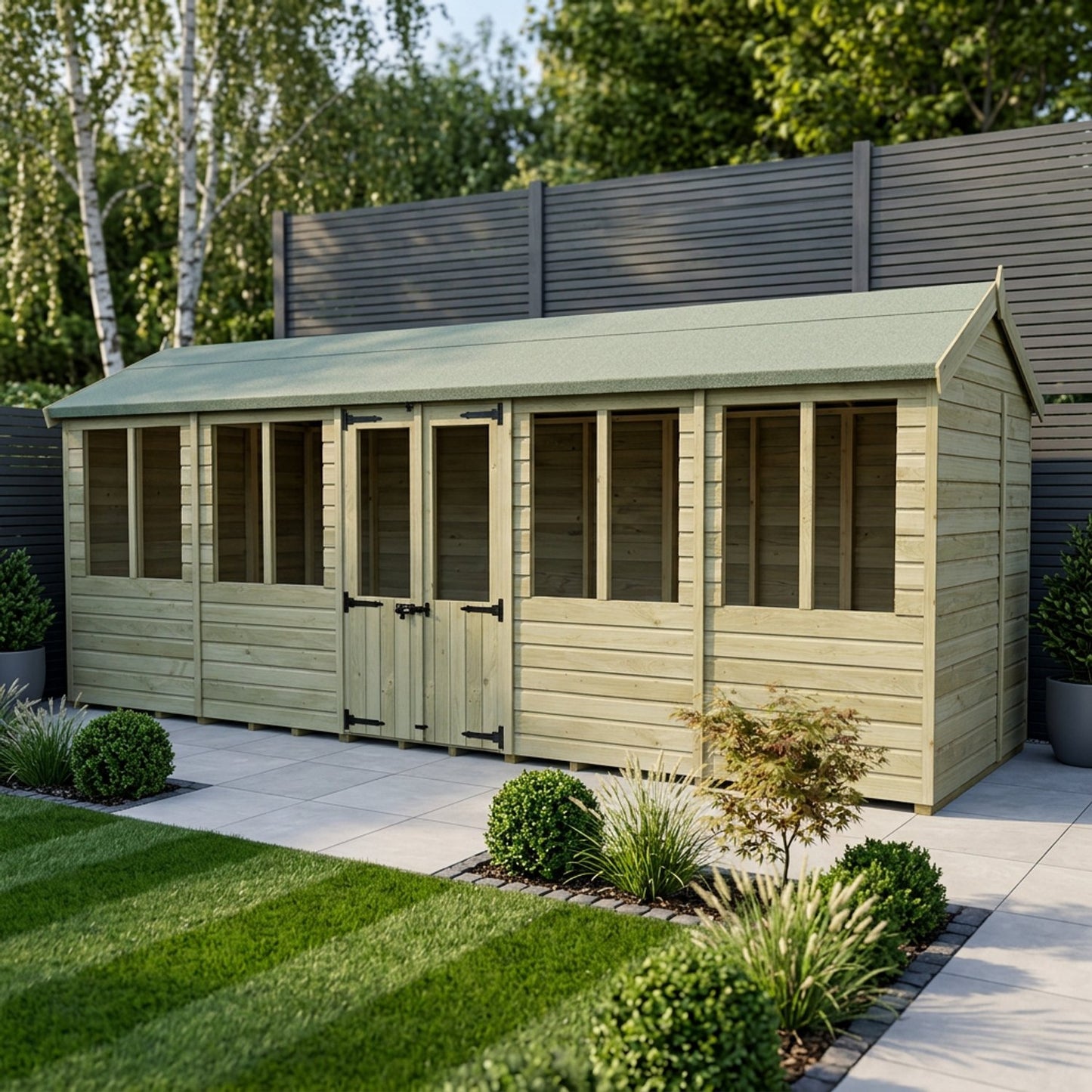 20 x 6 Apex Summer House - view 6