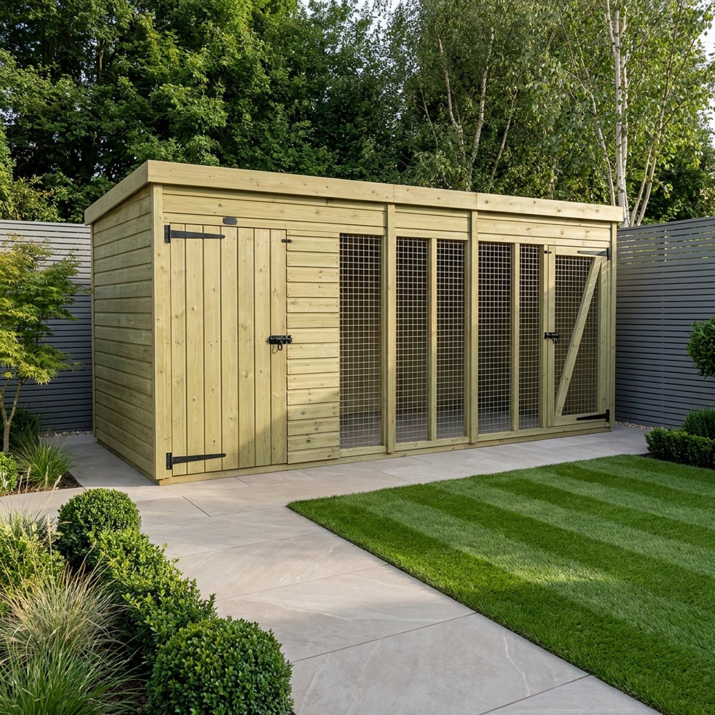 10 x 6 Dog Kennel And Run - view 7
