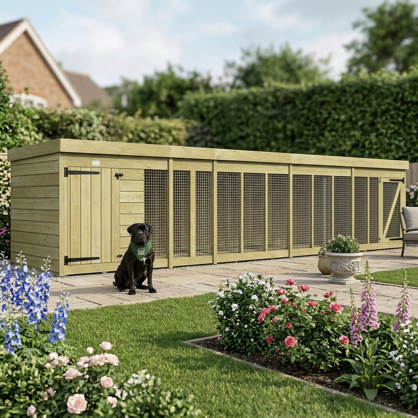 18 x 4 Dog Kennel And Run - view 6