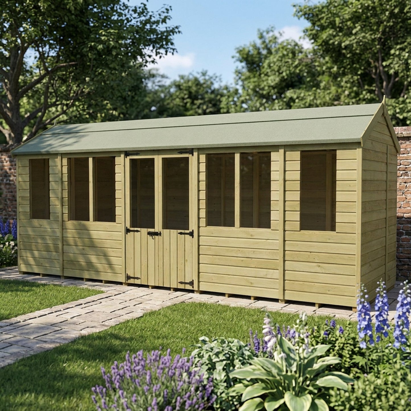 18 x 5 Apex Summer House - view 6