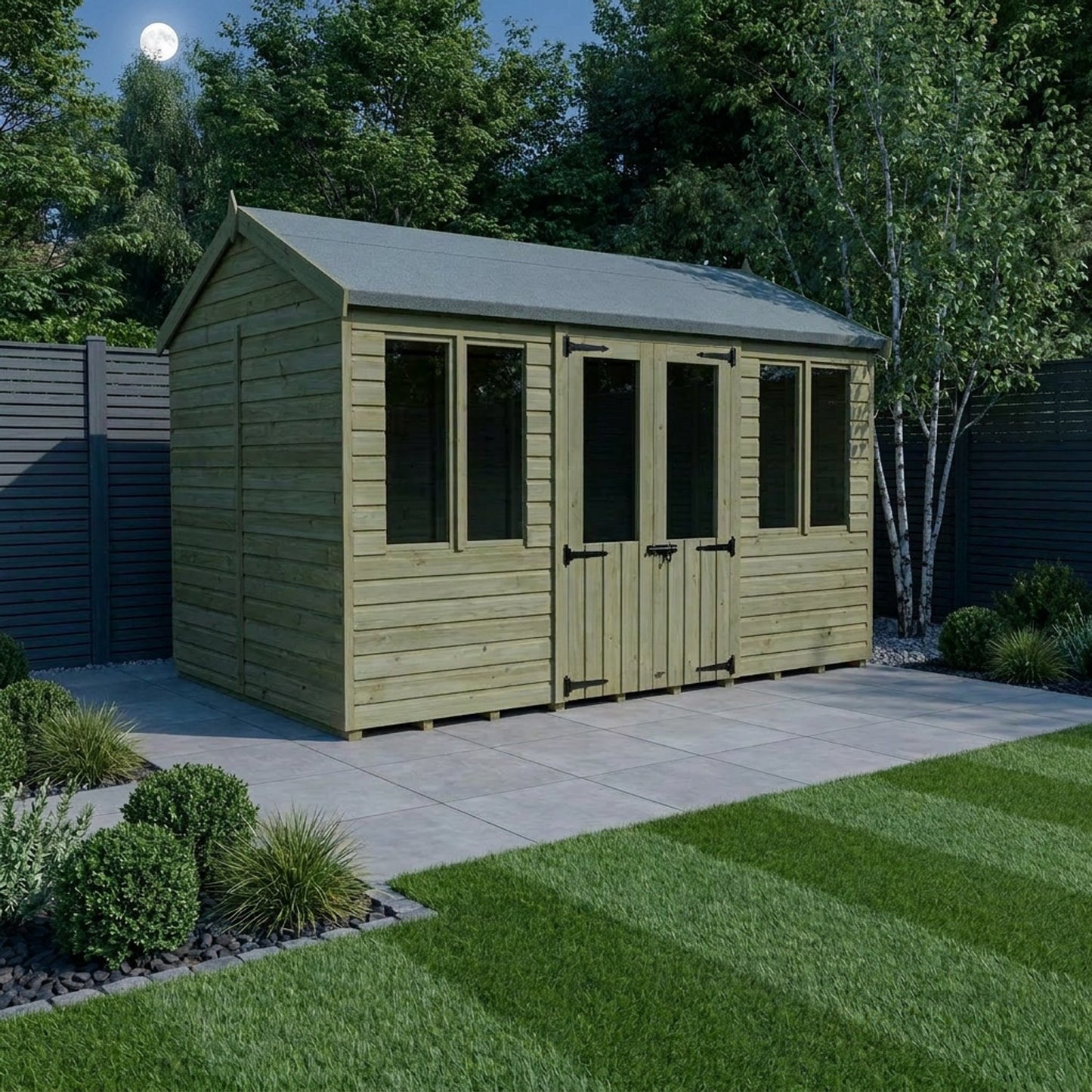 12 x 6 Apex Summer House - view 6