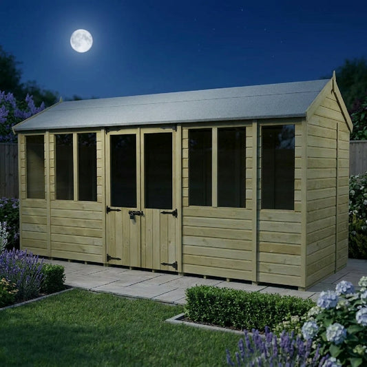 16 x 6 Apex Summer House - view 2