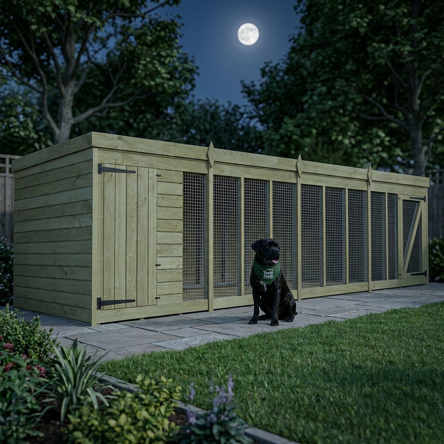 16 x 6 Dog Kennel And Run - view 6
