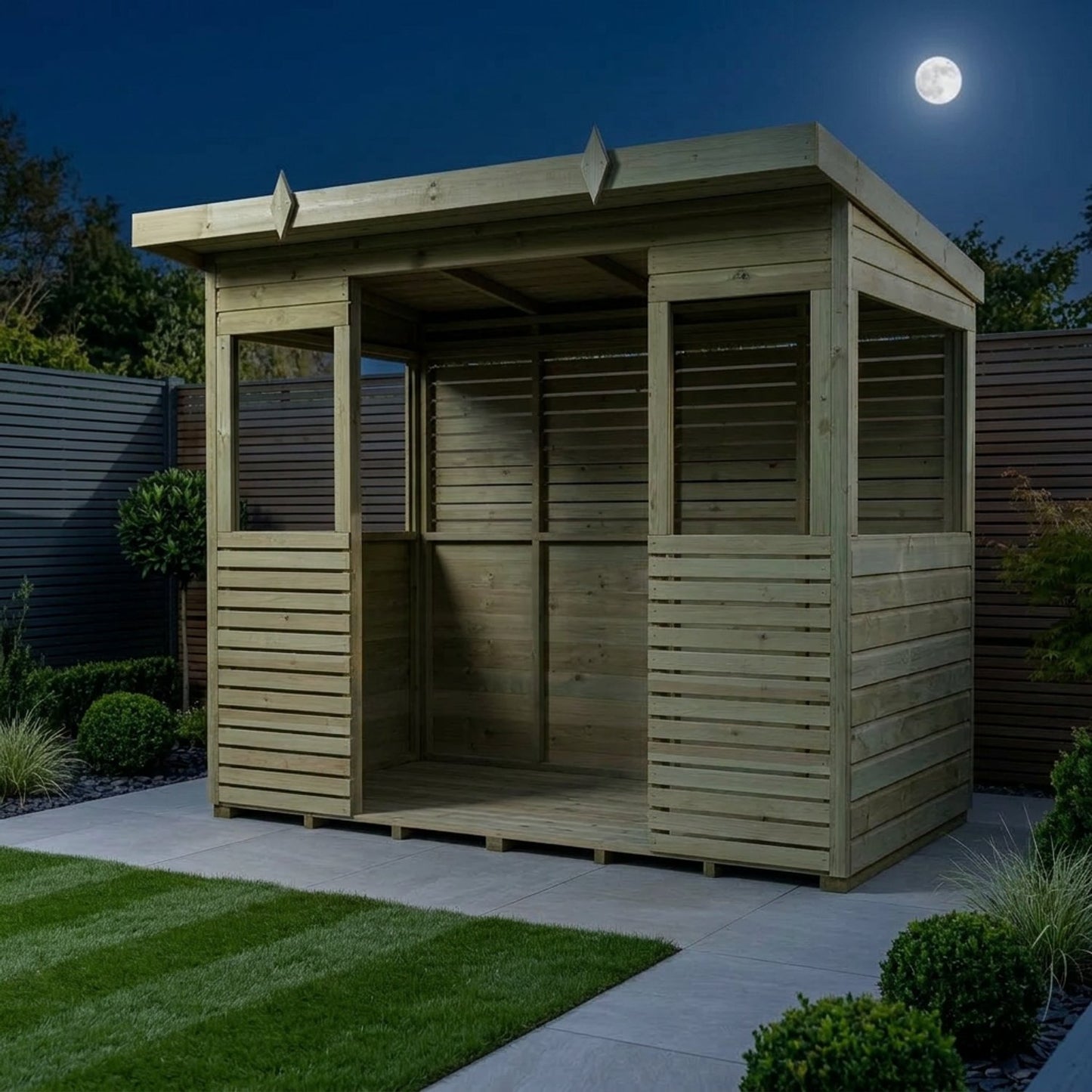 8 x 4 BBQ/Outdoor Kitchen Shelter - view 6