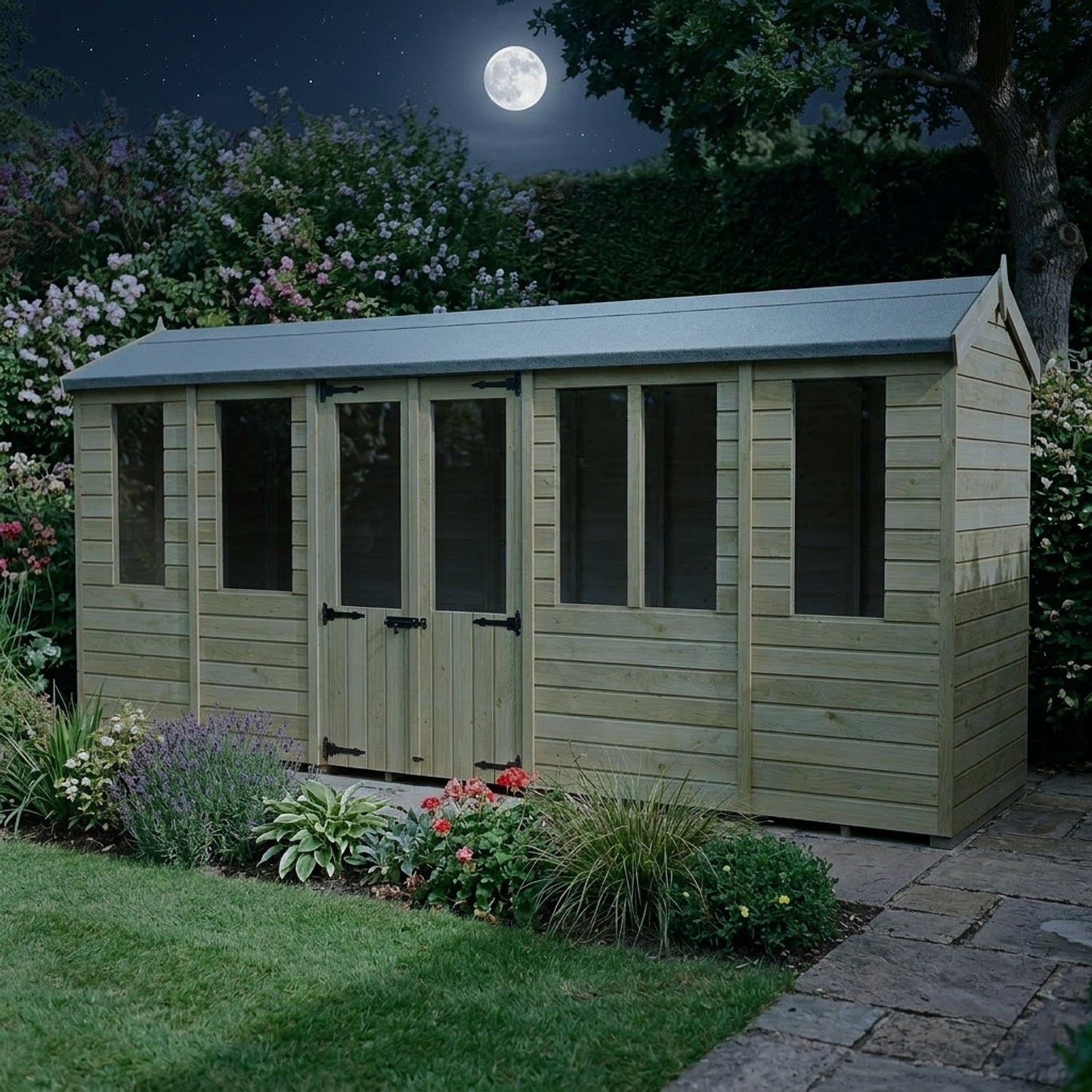 18 x 4 Apex Summer House - view 6