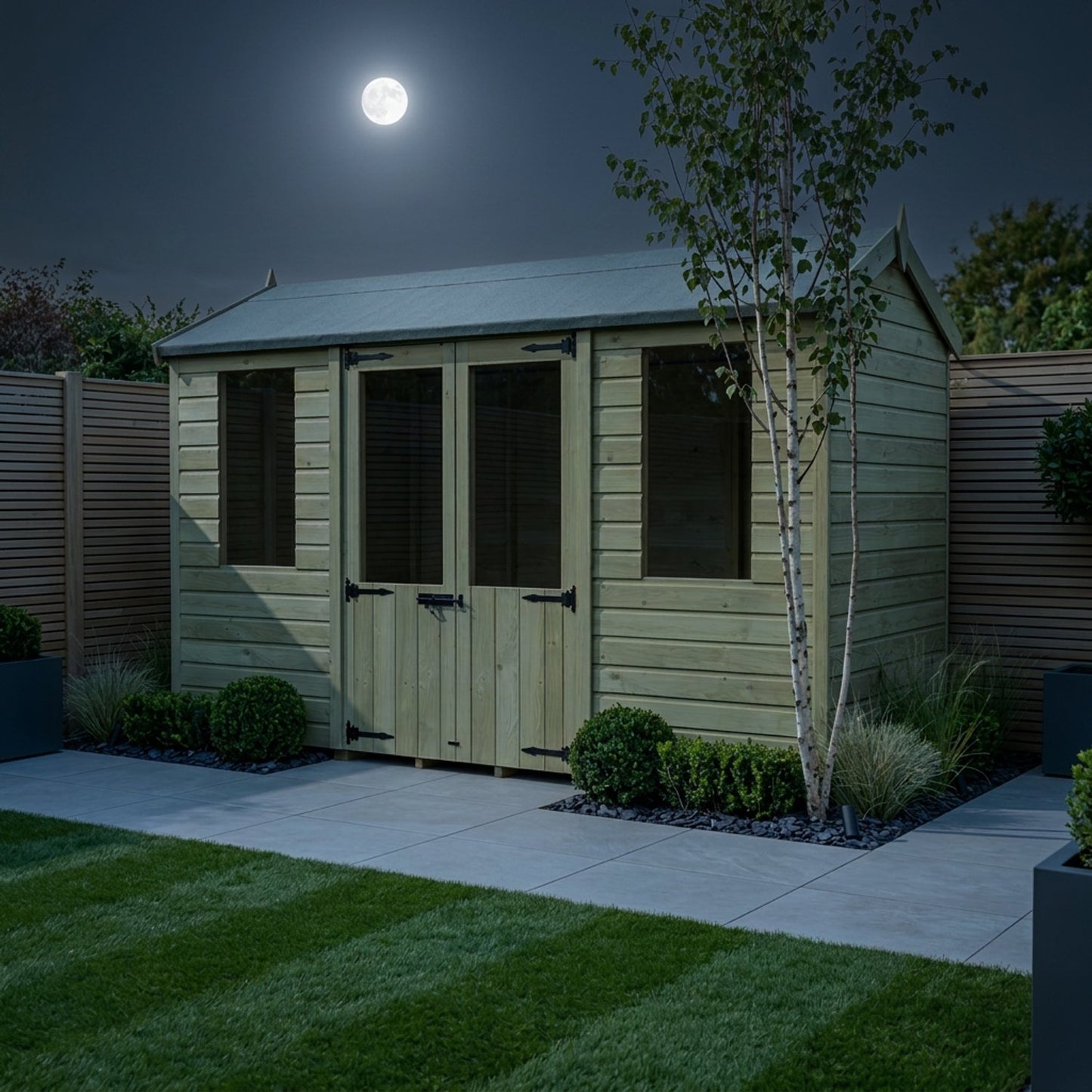 10 x 4 Apex Summer House - view 6