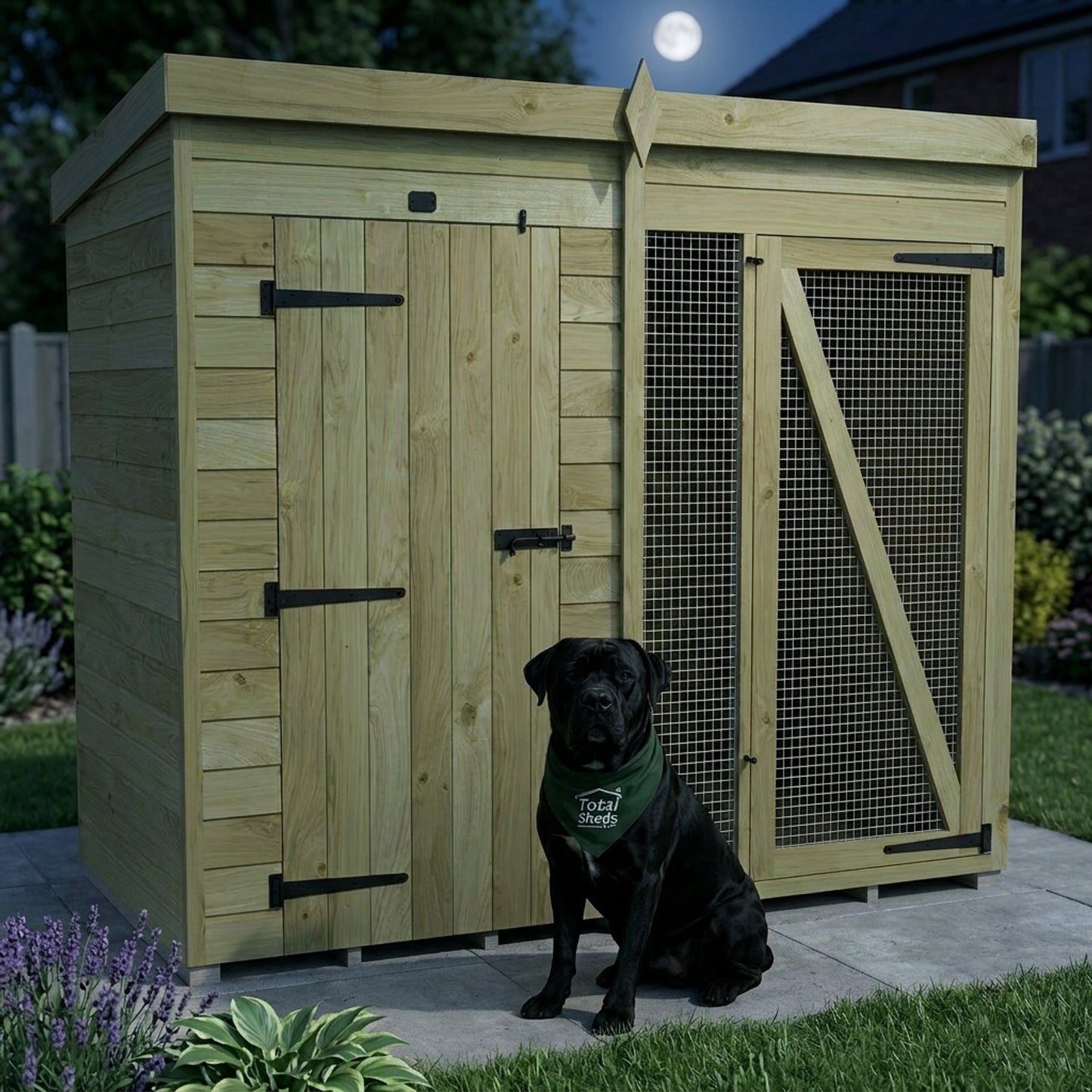 8 x 4 Dog Kennel And Run (Full Height) - view 6