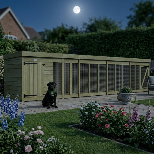 18 x 4 Dog Kennel And Run - view 3