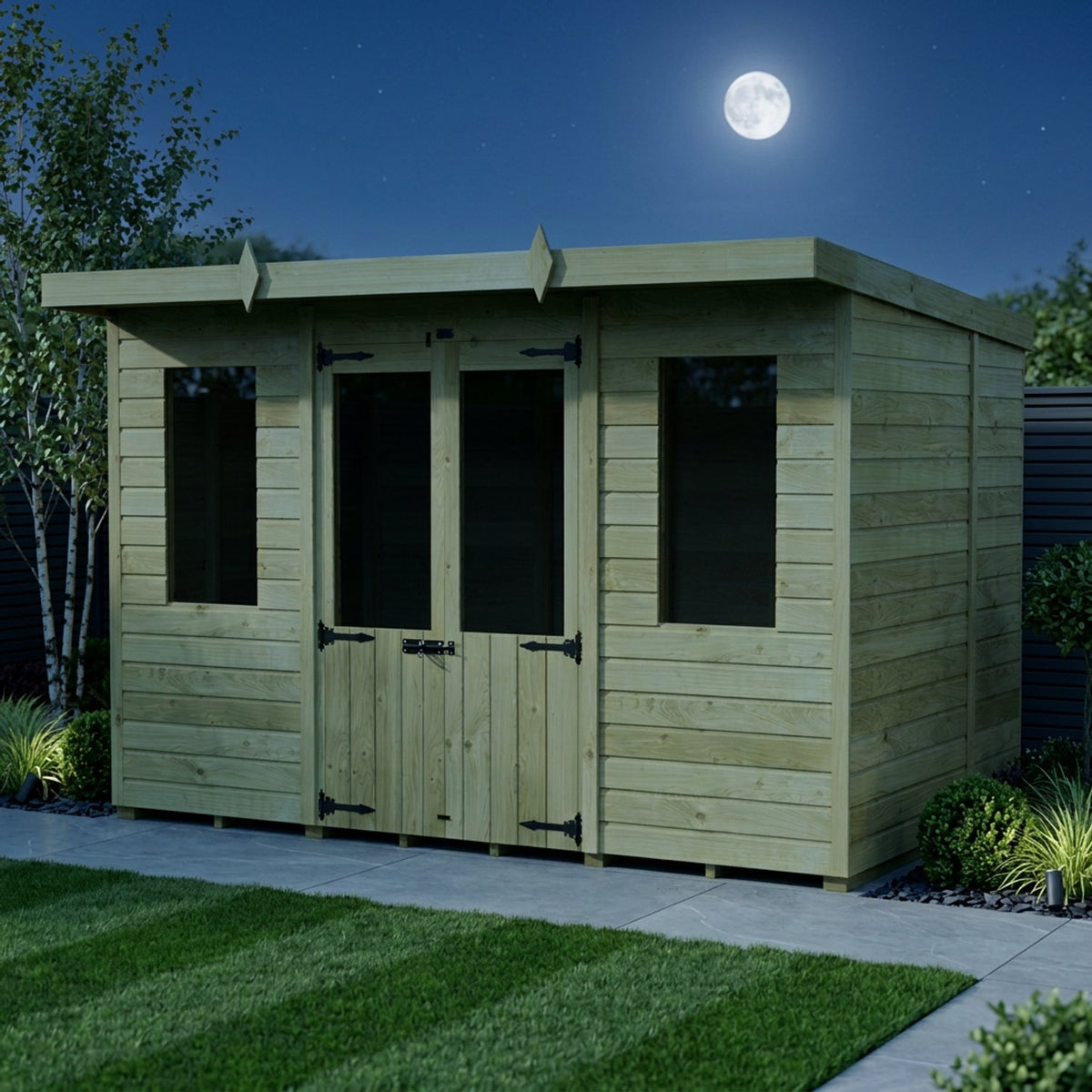 10 x 5 Pent Summer House - view 5