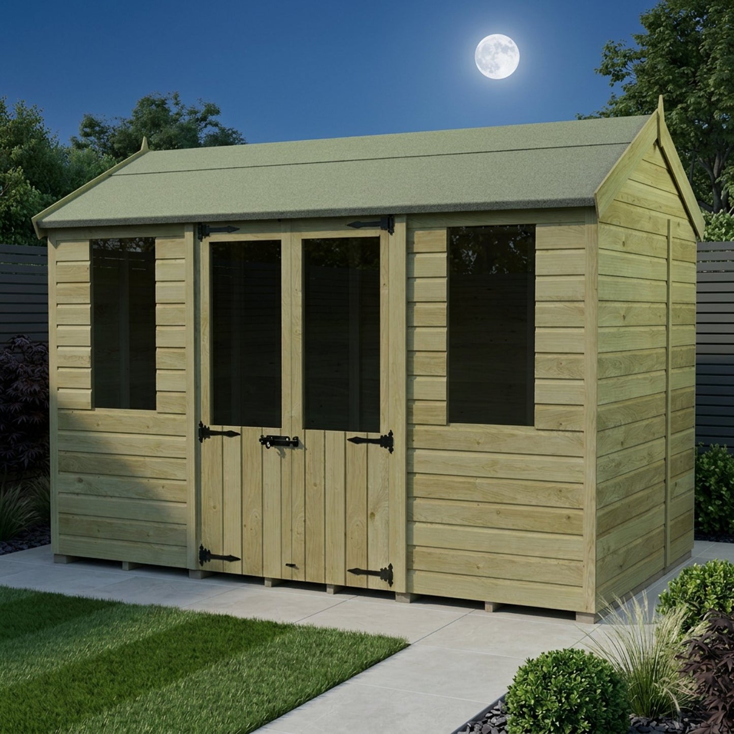 10 x 6 Apex Summer House - view 6