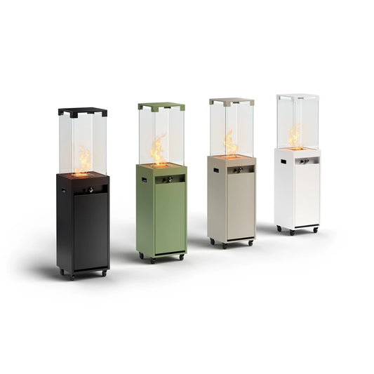 Faro Traffic White Outdoor Gas Fireplace - image 2
