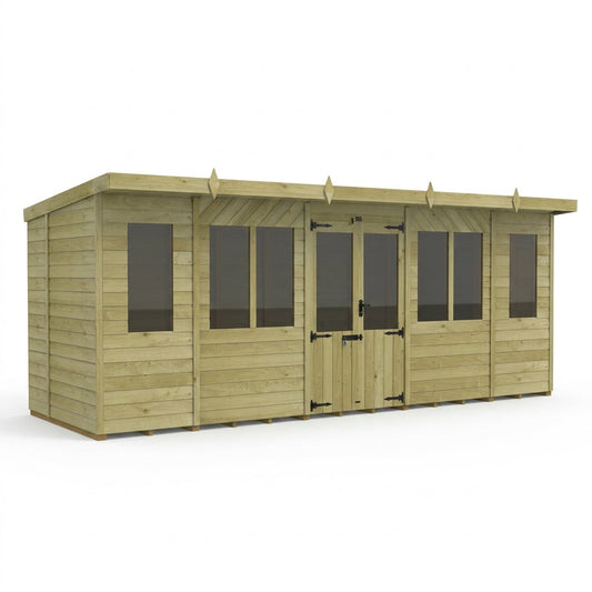 18 x 5 Pent Summer House - view 4