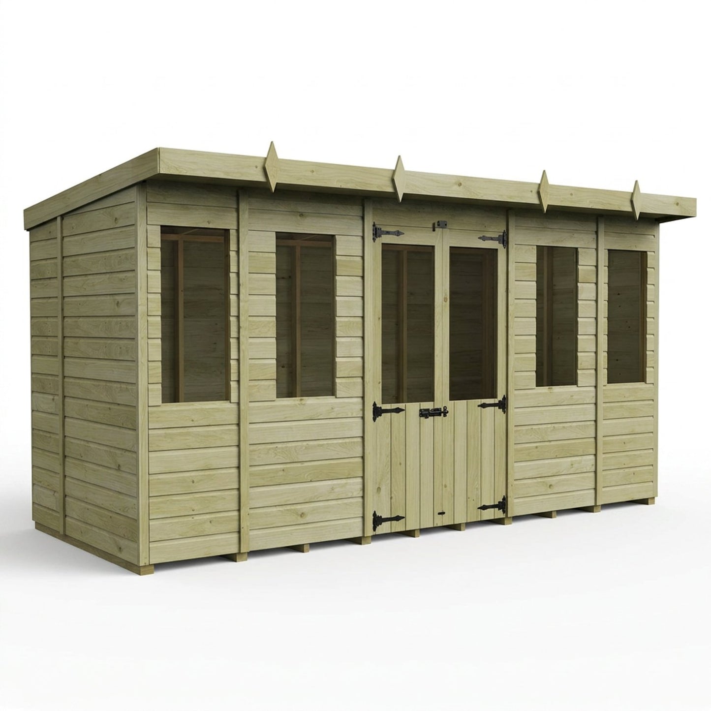 14 x 5 Pent Summer House - view 6
