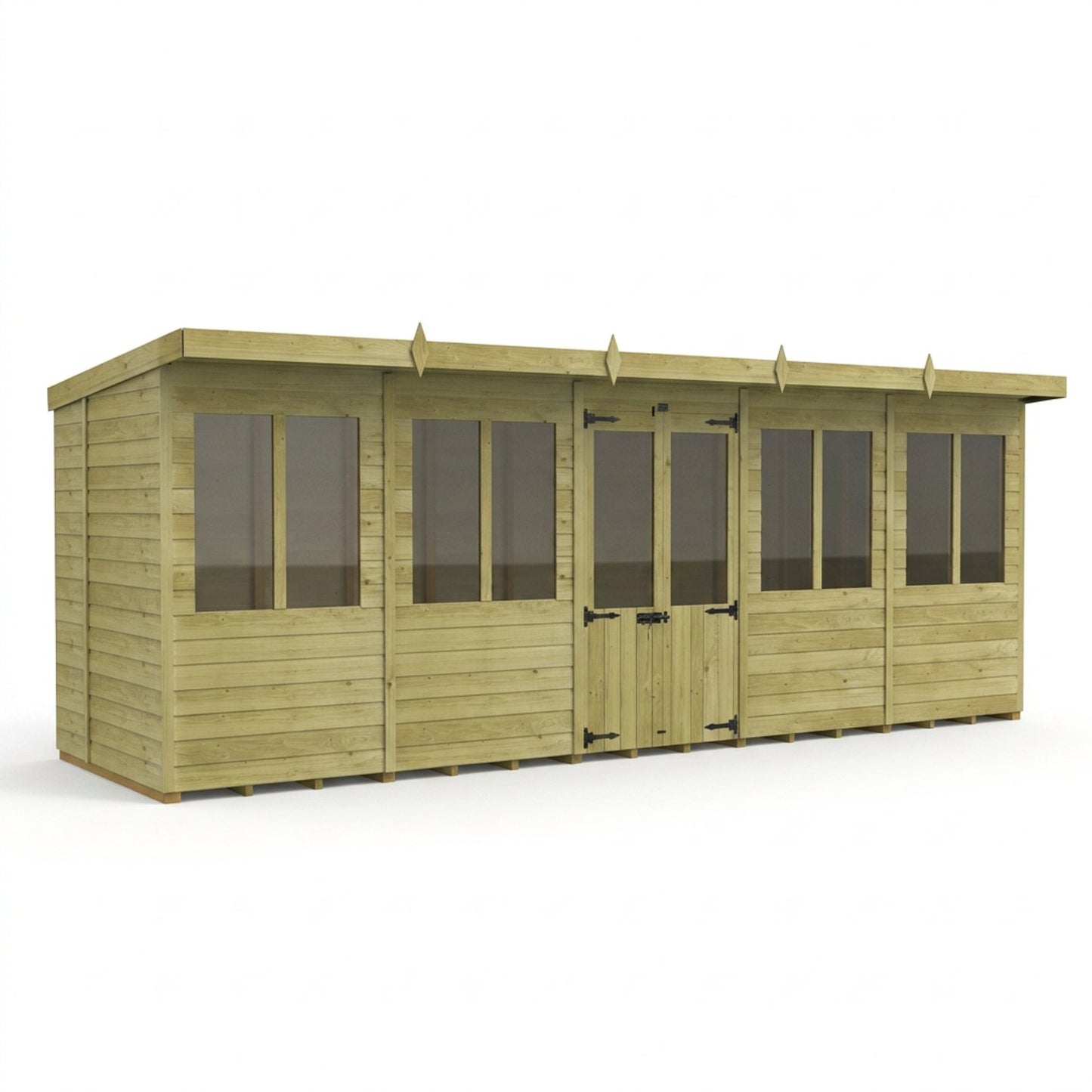 20 x 8 Pent Summer House - view 6
