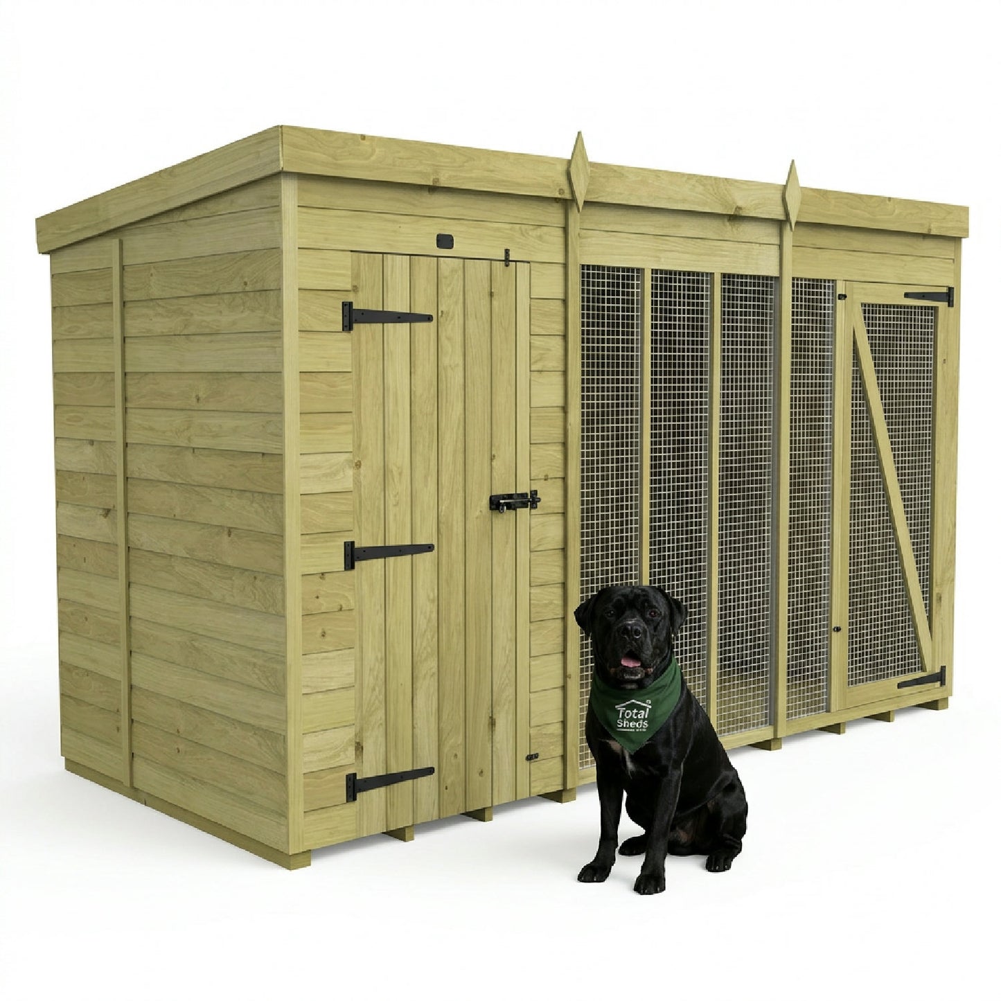 12 x 6 Dog Kennel And Run (Full Height) - view 4