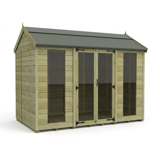 10 x 6 Apex Summer House (Full Height Window) - view 4