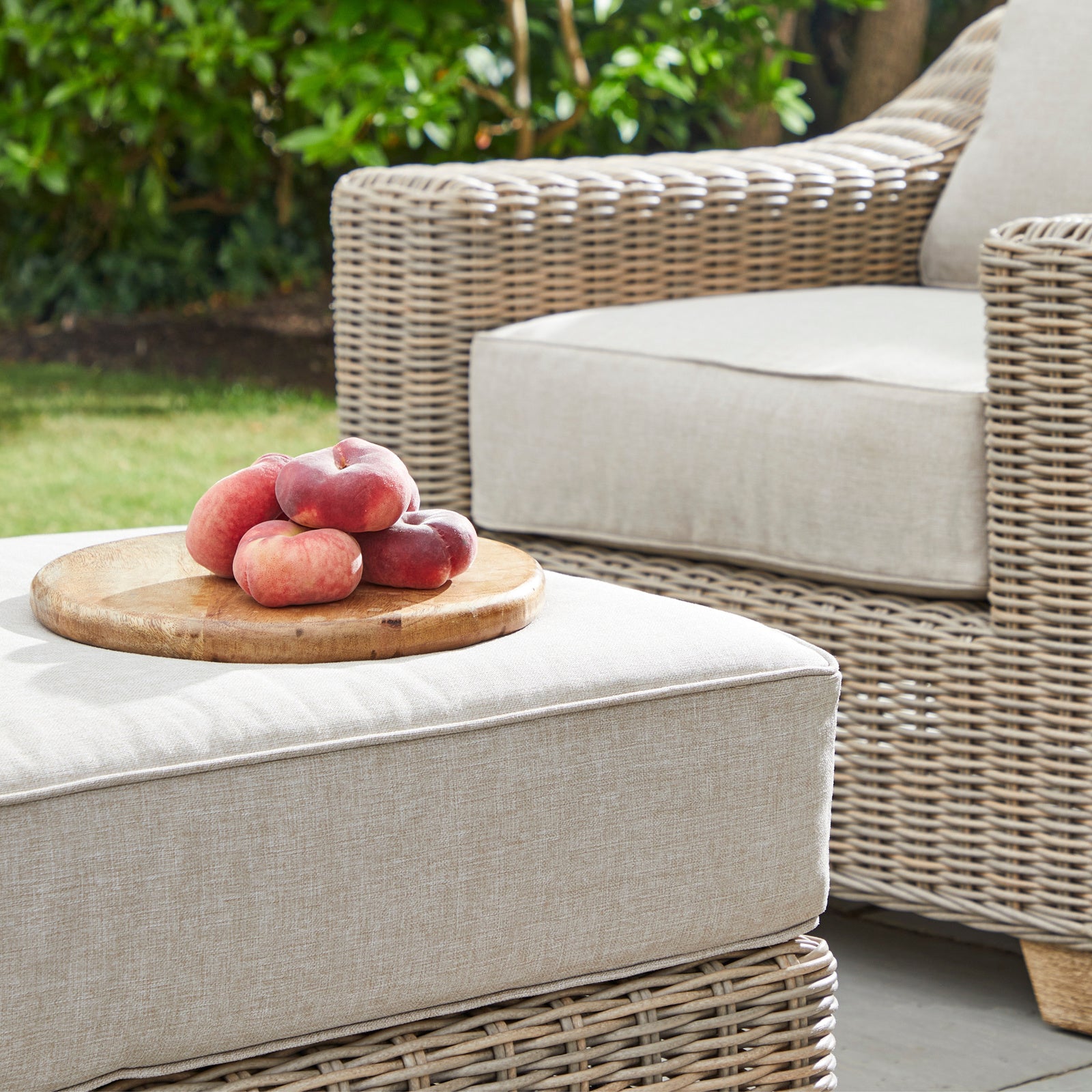Capri Outdoor Foot Stool - image 2