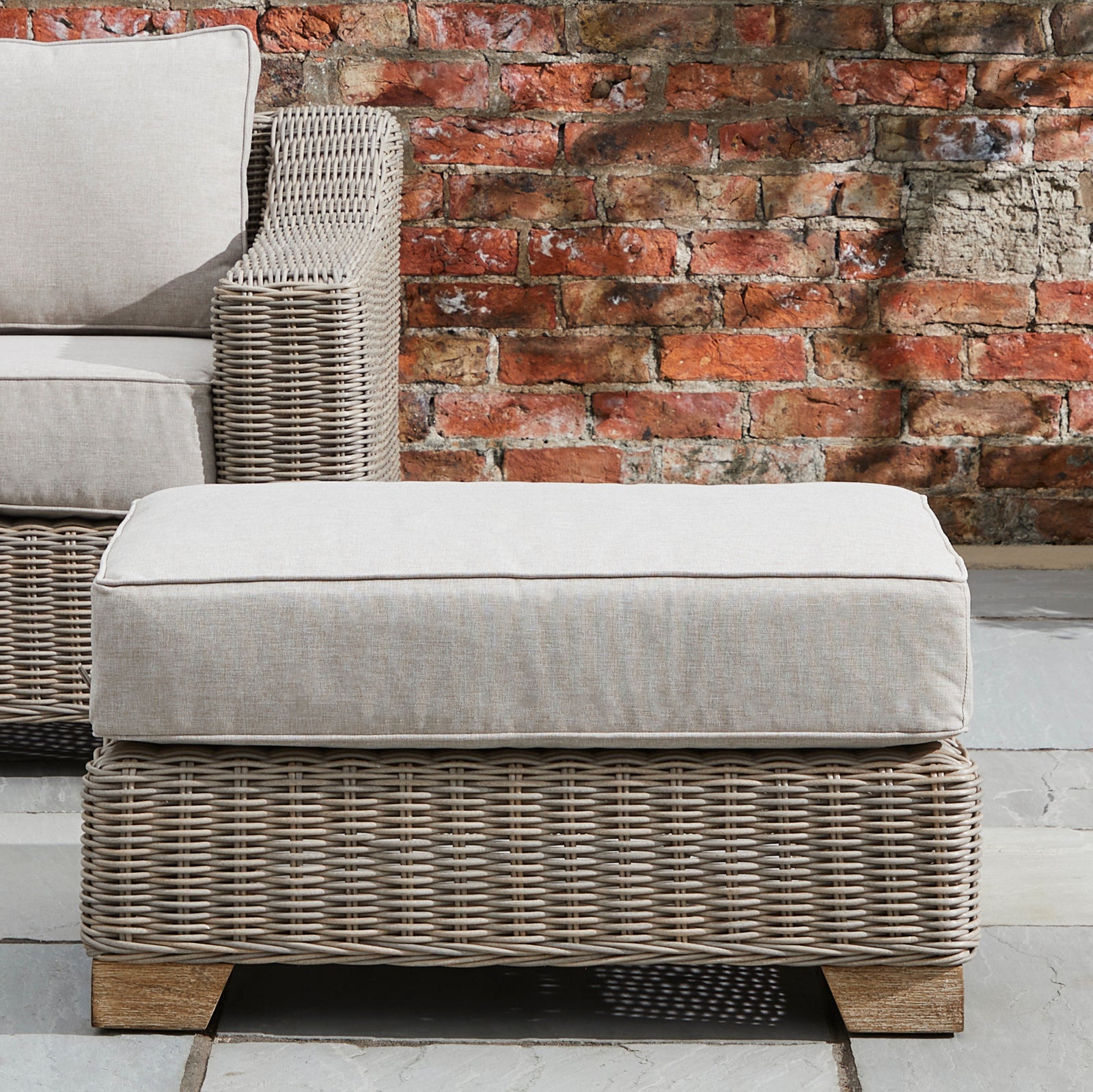 Capri Outdoor Foot Stool - main image