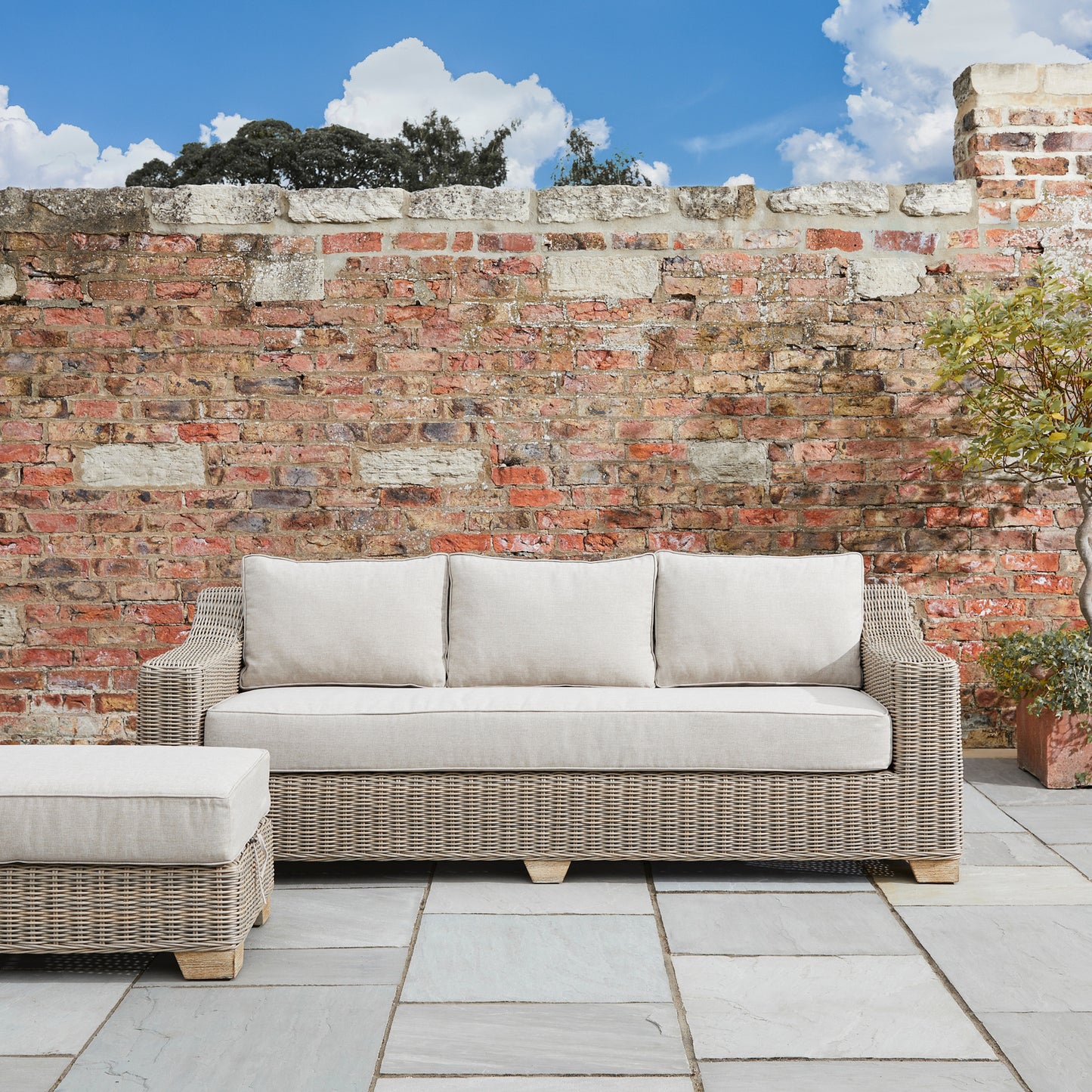 Capri Outdoor Three Seater Sofa - image 2