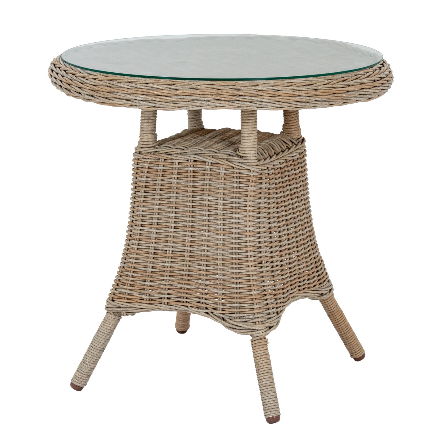 Amalfi Outdoor Bistro Table With Wood Top - image 3