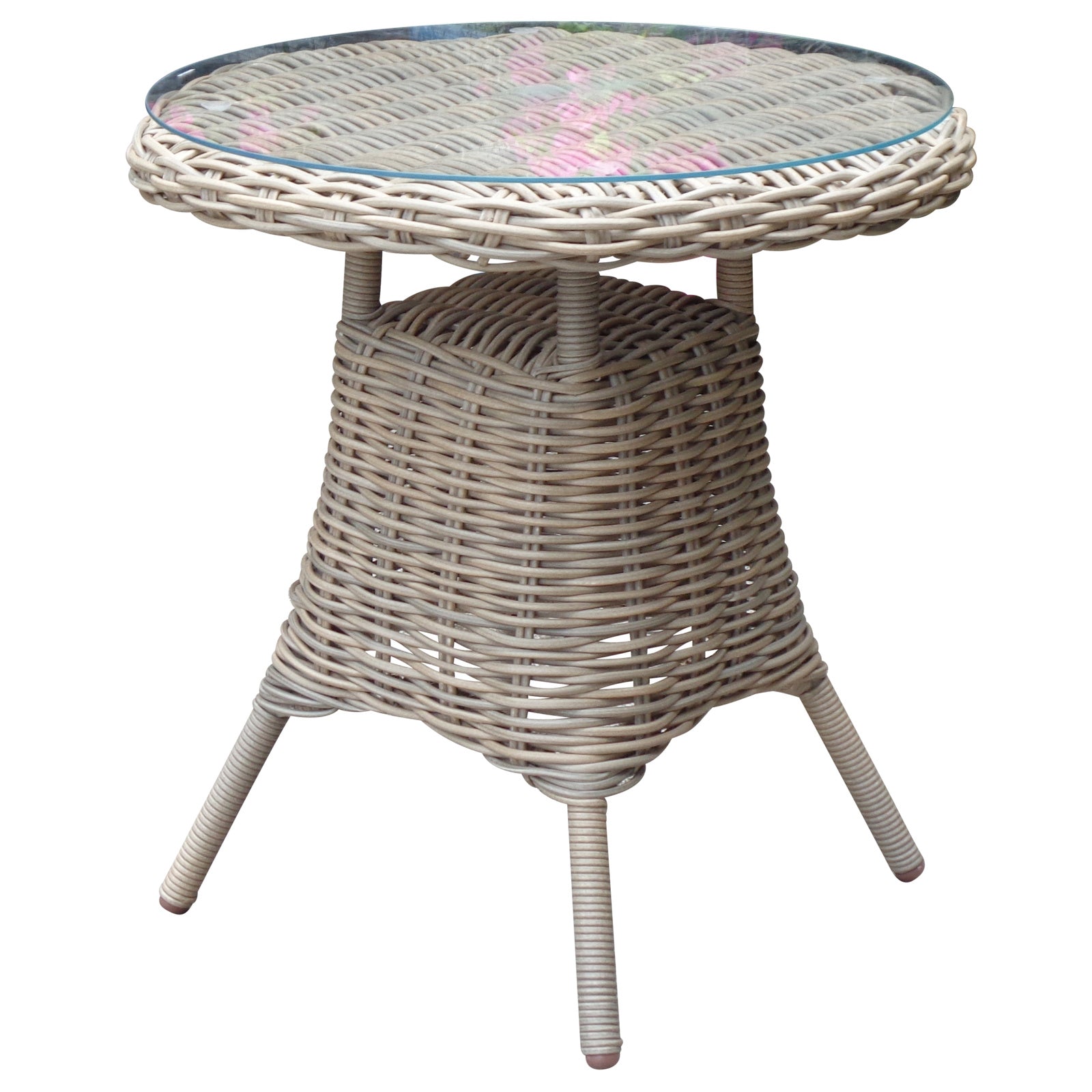 Amalfi Outdoor Bistro Table With Glass Top - image 2