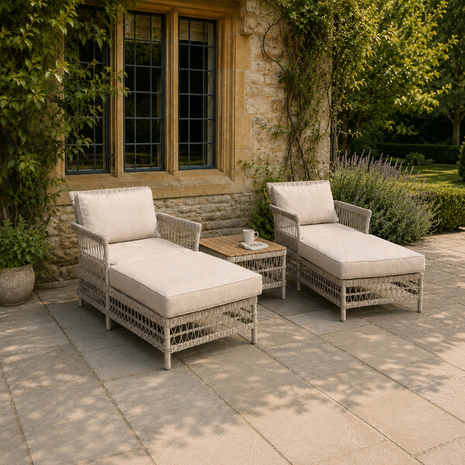 Provence Outdoor Sun Lounger Set - main image