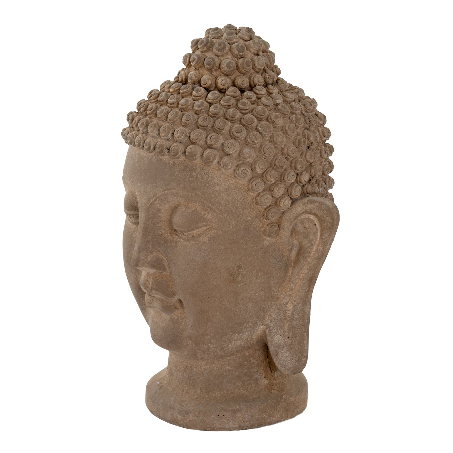 Outdoor Umber Buddha Head - main image