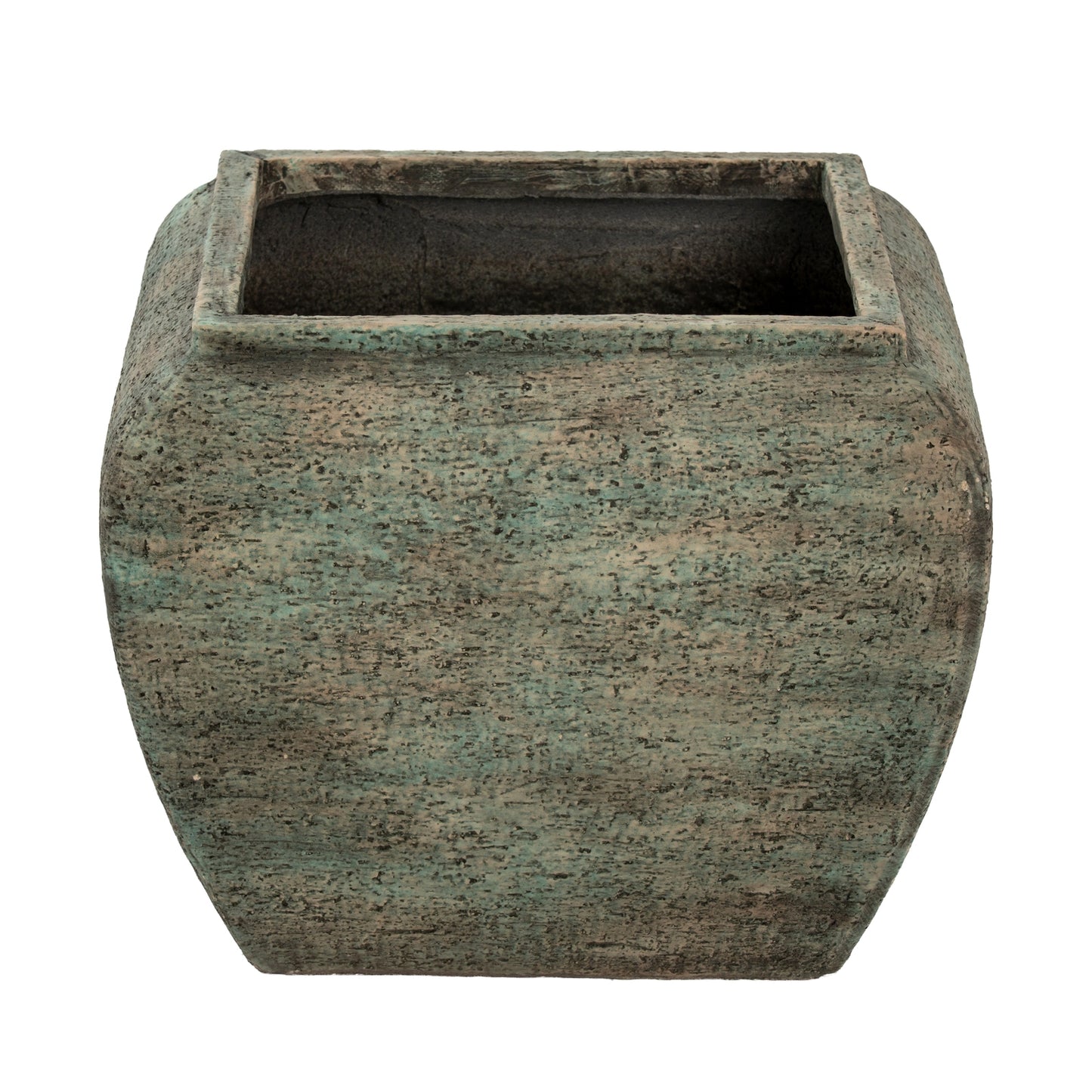 Outdoor Verdan Square Drum Set Of 2 Planters - image 4