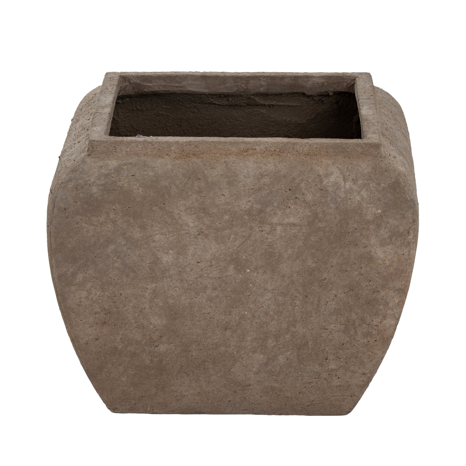 Outdoor Umber Square Drum Set Of 2 Planters - image 5