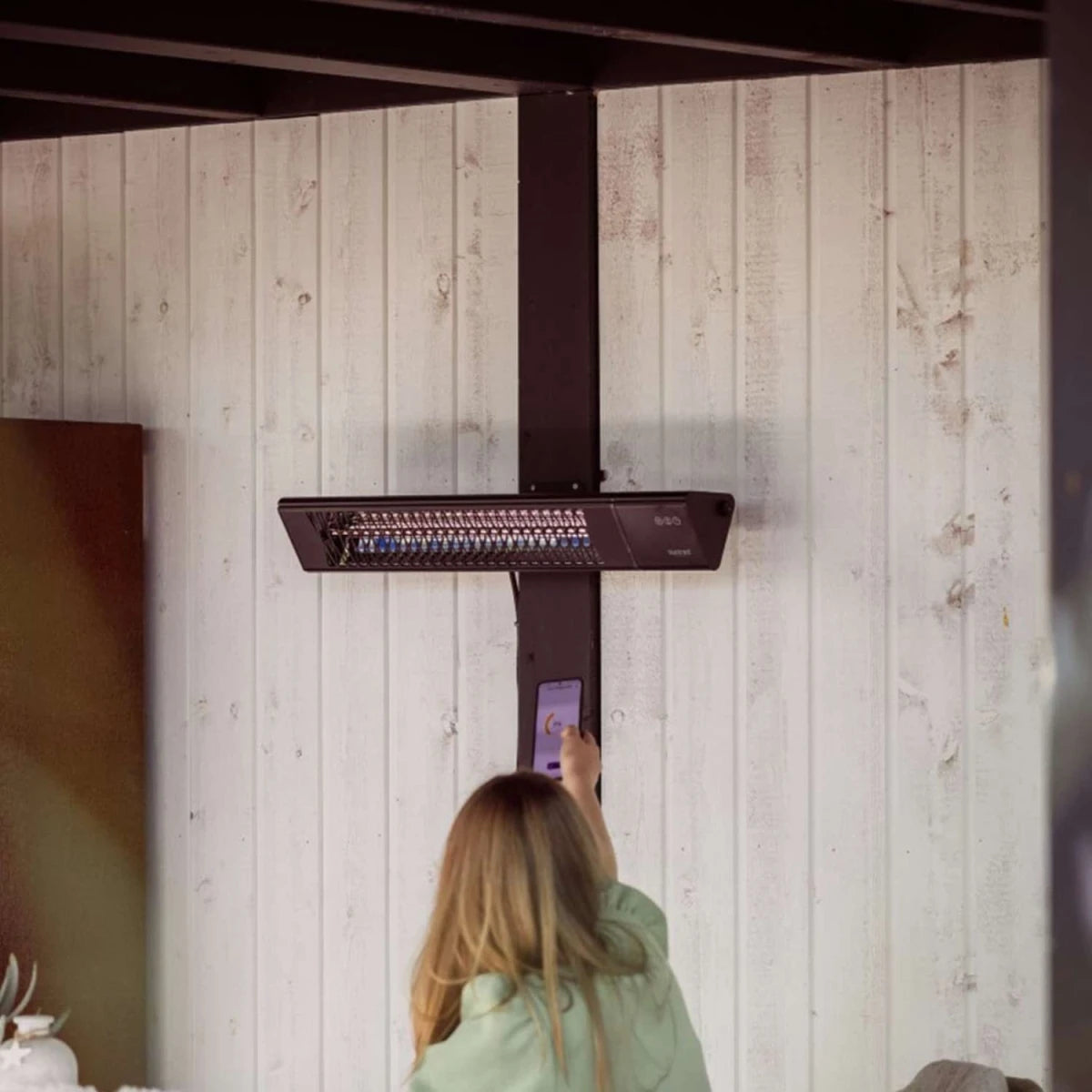 2500W Smart Heater Triangle - Wall-Mounted Electric Patio Heater - image 8