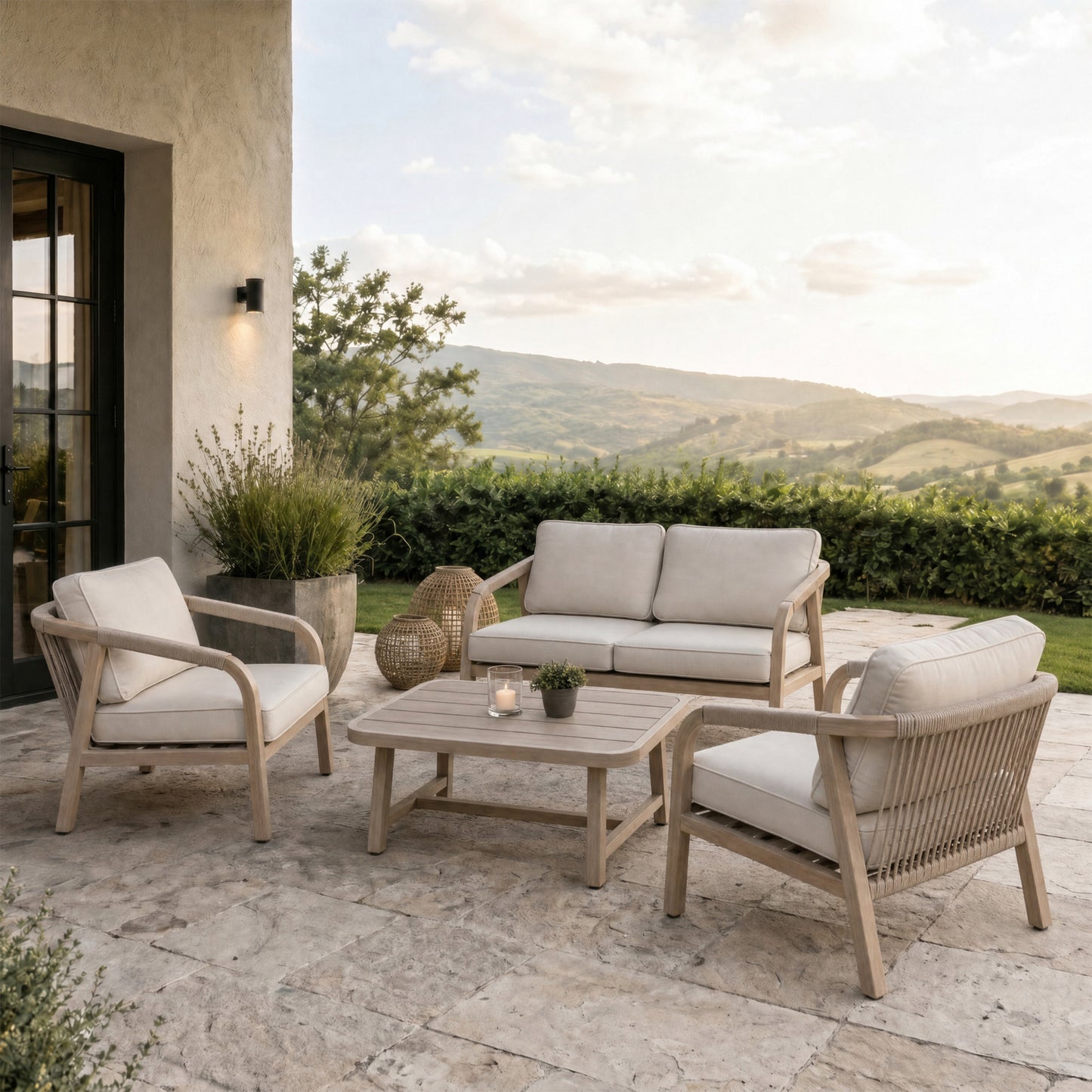Harlow Outdoor 4 Seater Lounge Set - main image
