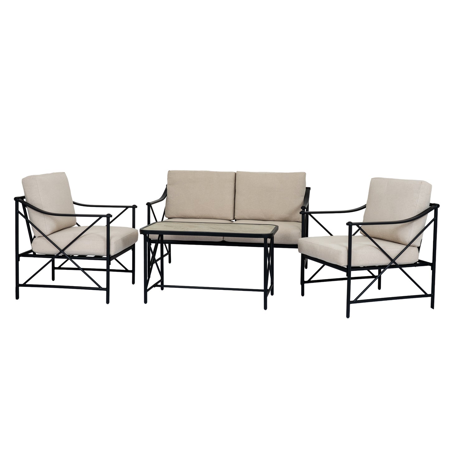 Madison Outdoor 4 Seater Lounge Set - image 2