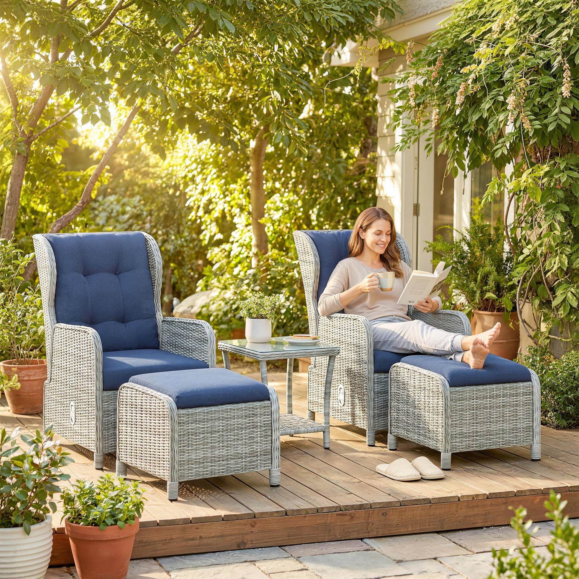 Marbella 5 Piece Garden Furniture Set