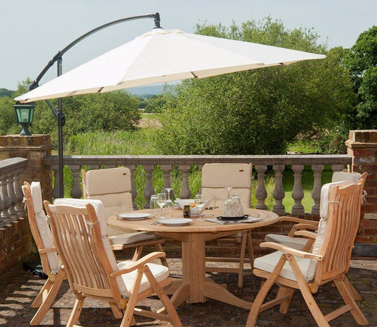 Alexander Rose Circular 3m Aluminium Cantilever Parasol