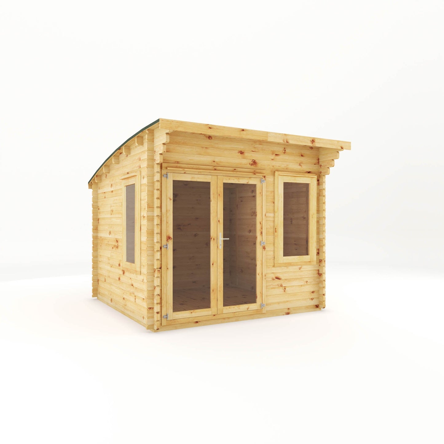 Mercia The Curved Roof Helios Log Cabin - Mercia