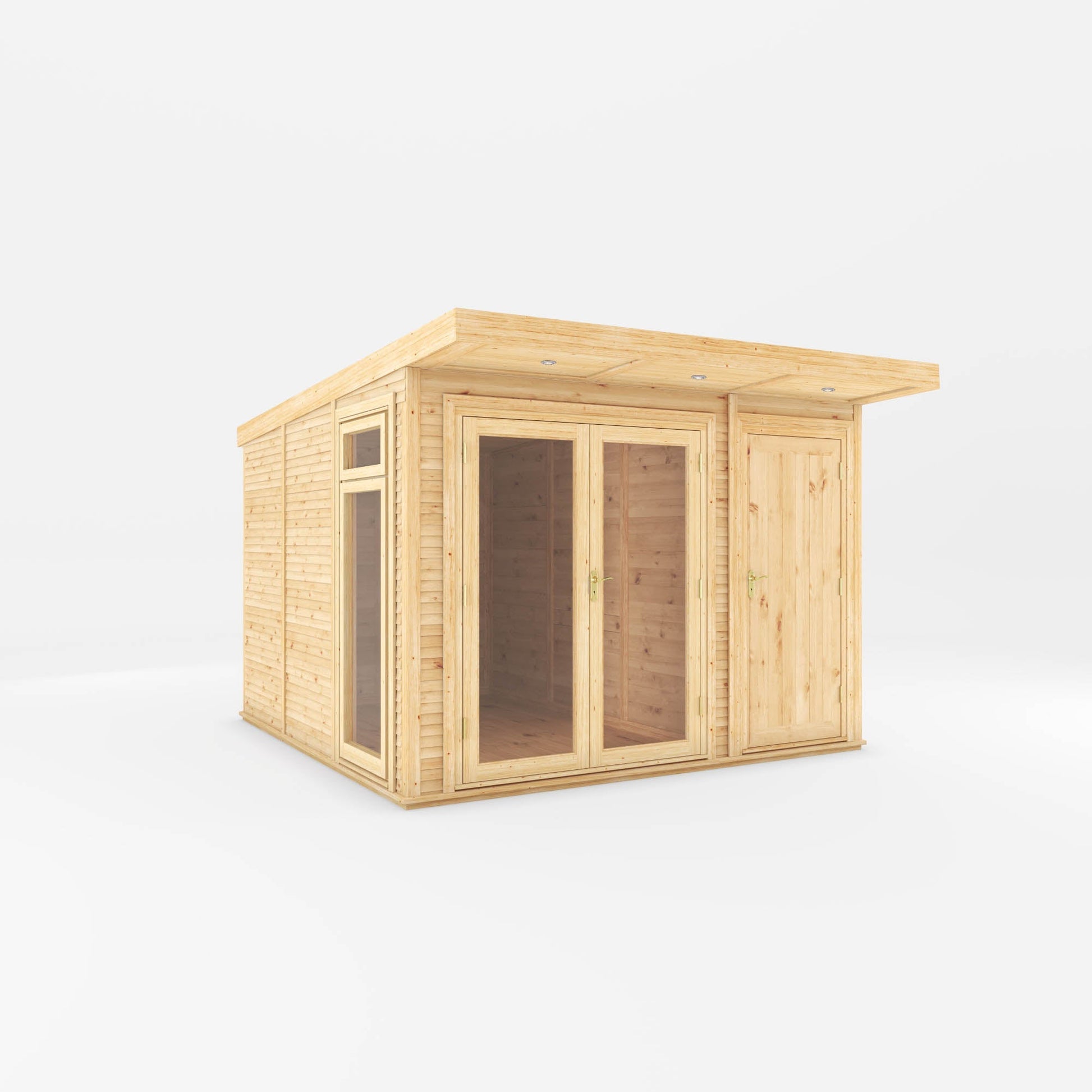 Mercia The Classic Insulated Garden Room with Side Shed - image 5