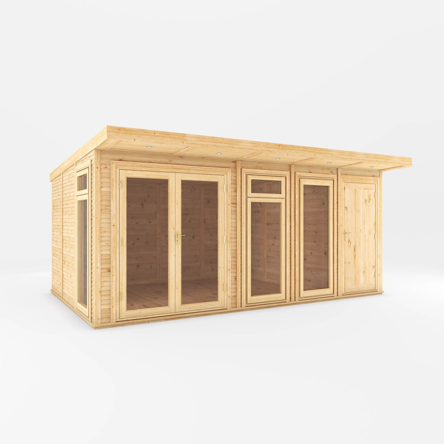 Mercia The Classic Insulated Garden Room with Side Shed - image 7