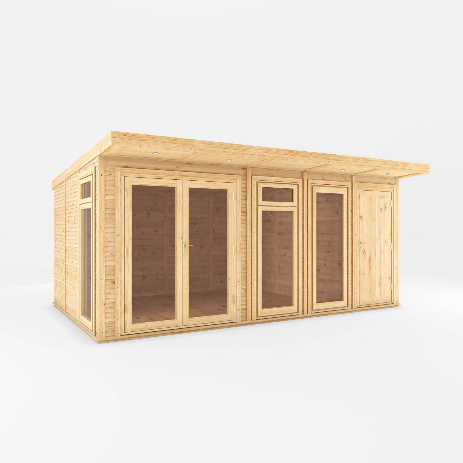 Mercia The Classic Insulated Garden Room with Side Shed - image 7