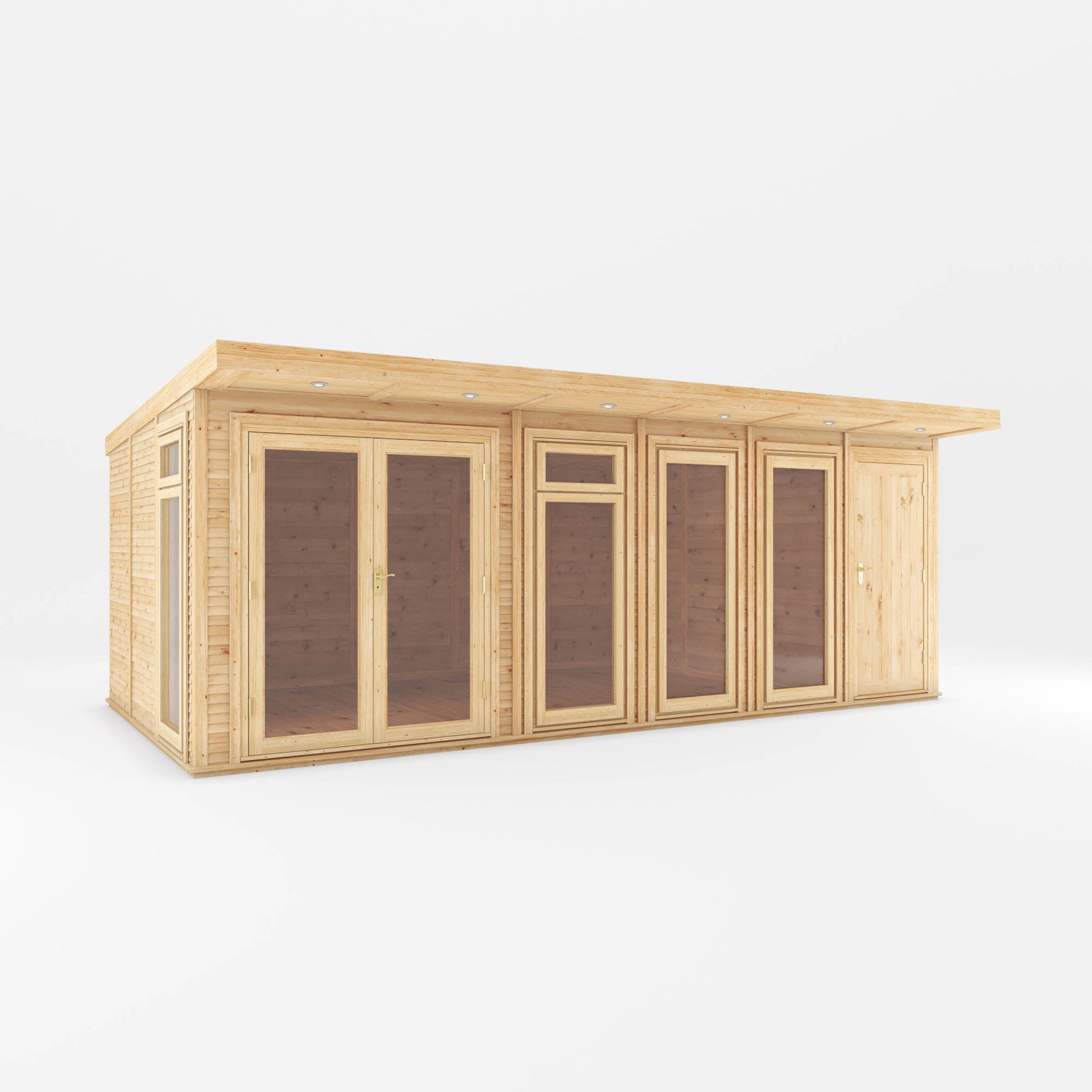 Mercia The Classic Insulated Garden Room with Side Shed - image 8